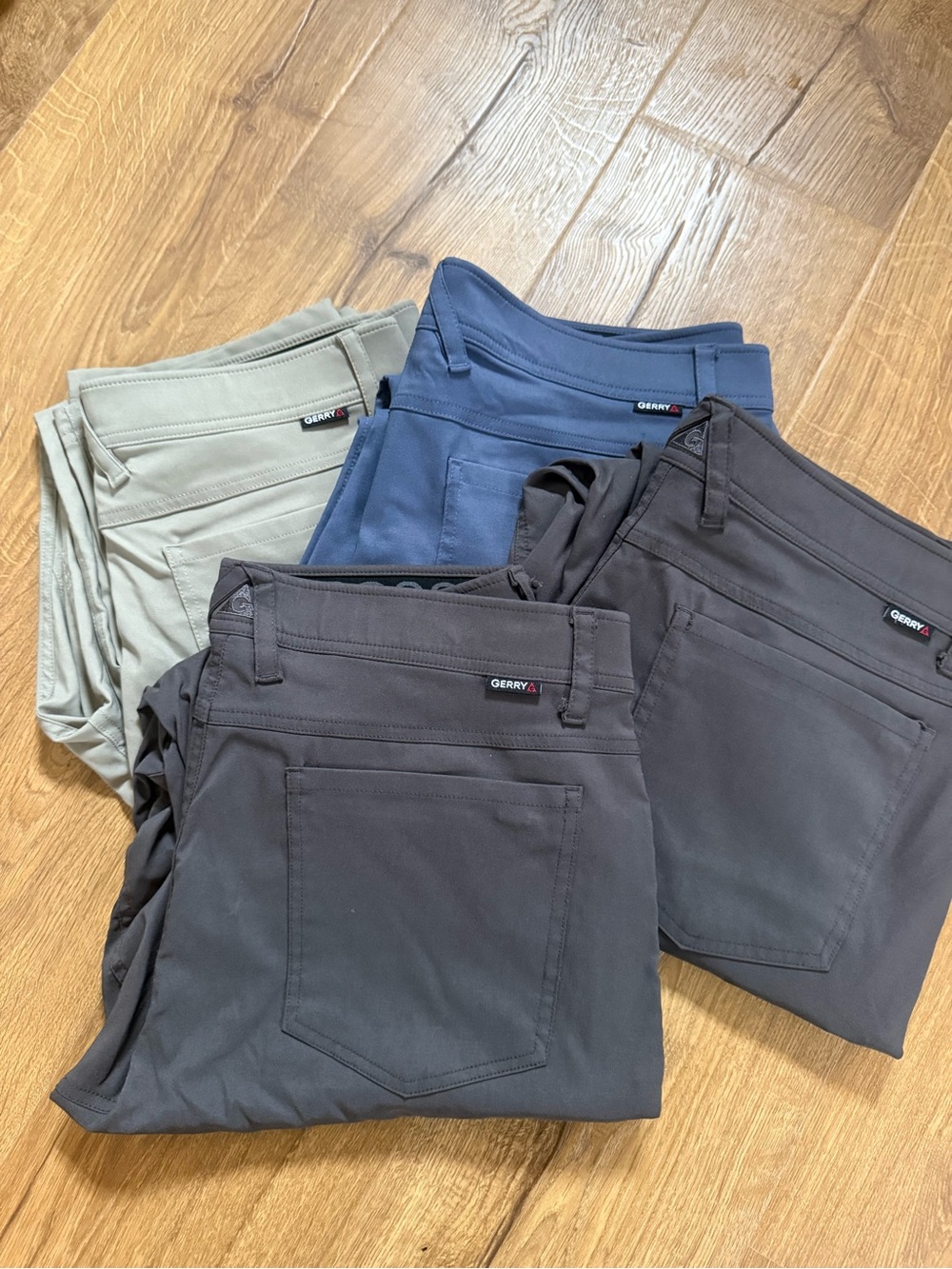 Gerry Weber Men’s Chinos in Blue, Gray, Tan